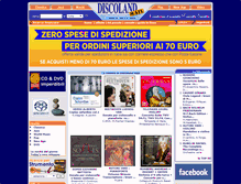 Tablet Screenshot of discoland.it